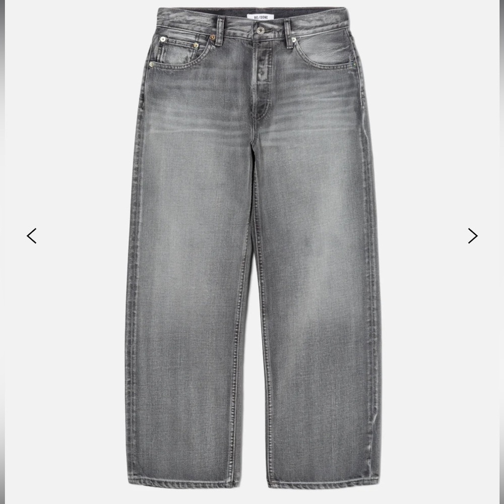 Brand New! Re/Done Women's Loose Crop Jeans - Size 25 (fits like Levi’s 26/27)